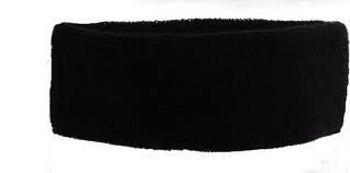 Sportec Haarband Schwarz 5 cm breit