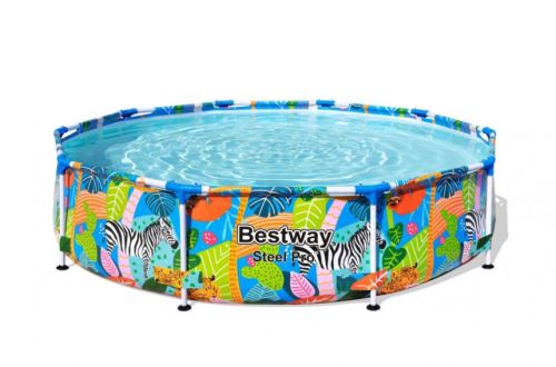 Bestway pool Stahl pro rund Dschungel - 305 cm