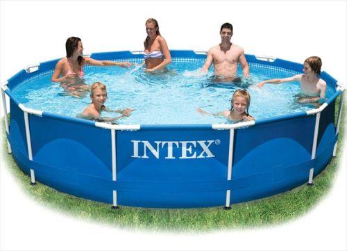 Intex Pool rund 366 x 76 cm | Metal Frame