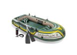 Intex Seahawk 3 Set | Dreisitziges Schlauchboot mit Paddeln und Pumpe