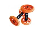 Sveltus Trainingsräder Orange 2 Stück 14 cm.