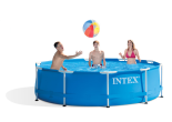 Intex-Pool rund 305 x 76 | Metallrahmen