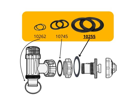 Intex Dichtungsring für 38mm Anschluss