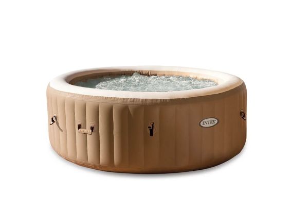 Intex Spa tub voor 4-persoons opblaasbare PureSpa Bubble jacuzzi