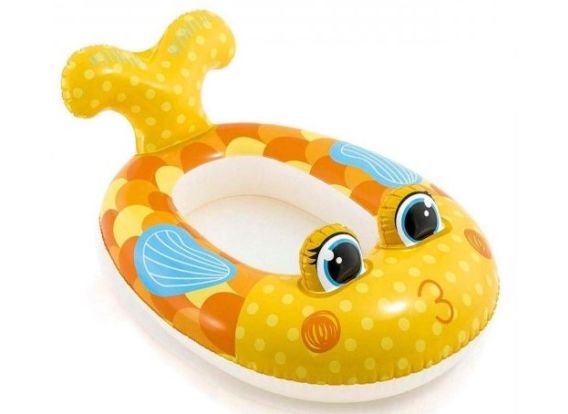 Intex Pool Babyboot gelb-fish