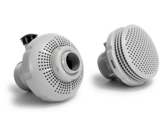 Intex Zu- und Ablaufset | Ø 38 mm | Zum Anschluss der Filterpumpe | Mit Hydro-Aeration