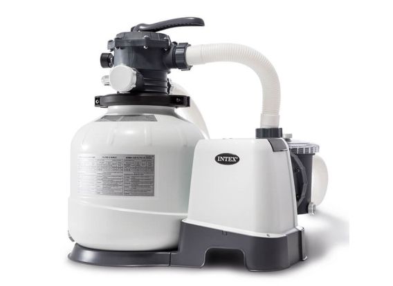 Intex Sandfilterpumpe 8m3 pro Stunde | Bis zu 40.000 Liter