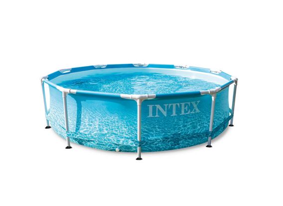 Intex Pool rund 305 x 76 | Beachside Metallrahmen