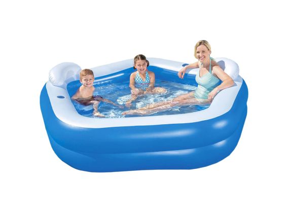 Bestway Pool mit aufblasbaren Sitzen| Family Fun