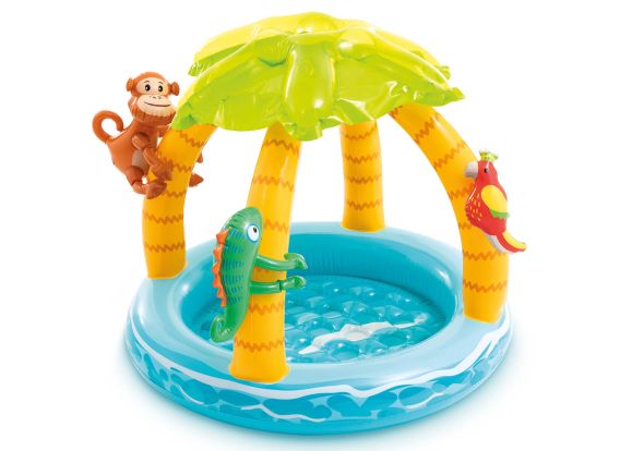 Intex Tropical Island Babybecken mit Überdachung