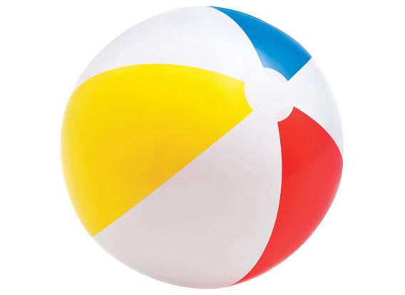 Strandball | Ø 35 cm aufgeblasen | Intex