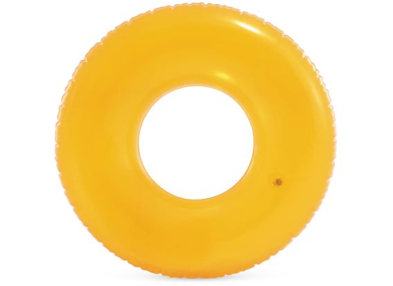 Transparenter Schwimmkorb grün