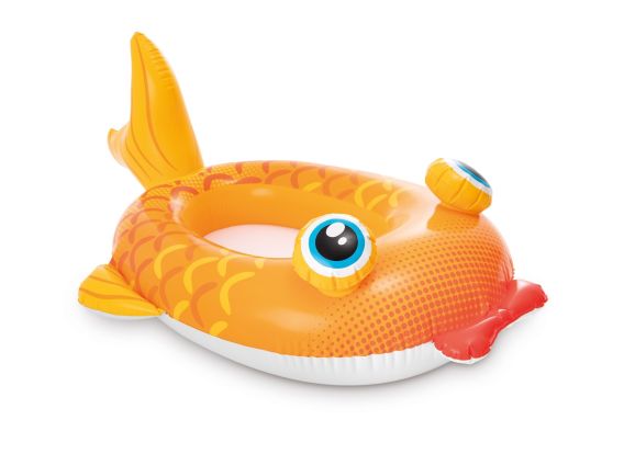 Intex Pool Babyboot orange-fish