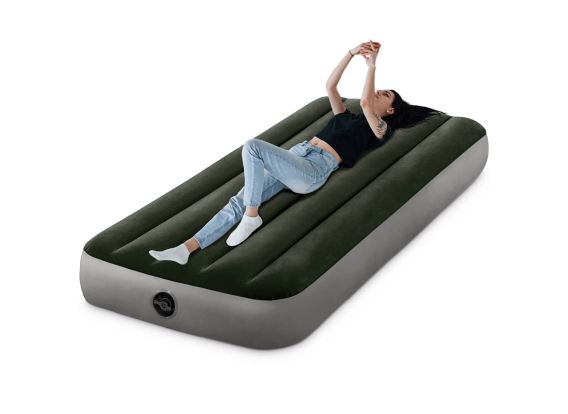 Intex Prestige Downy | Kompakte Ein-Personen-Camping-Luftmatratze