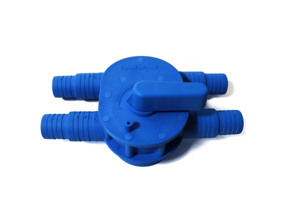 Comfortpool-Bypass für Pool-Wärmepumpe | Einfacher Anschluss und Gebrauch | Ø 32 und 38 mm