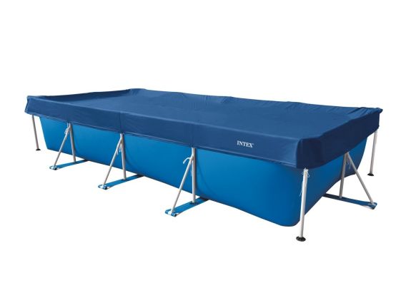 Intex All-Season Deluxe Poolabdeckung 450 x 220 cm | Stabile Poolabdeckung