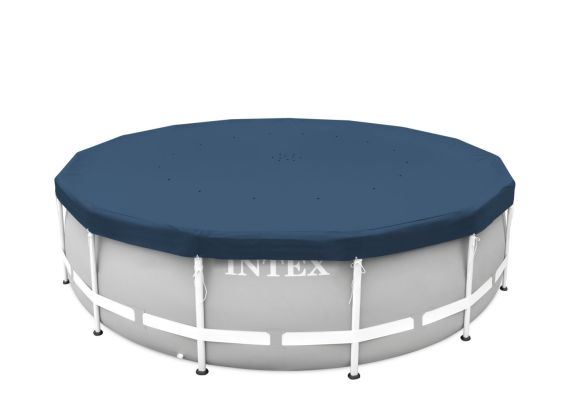Intex All-Season Deluxe Poolabdeckung Ø 457 cm | Stabile Poolabdeckung