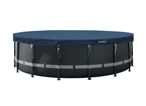 Intex All-Season Deluxe Poolabdeckung Ø 610 cm | Starke Poolabdeckung