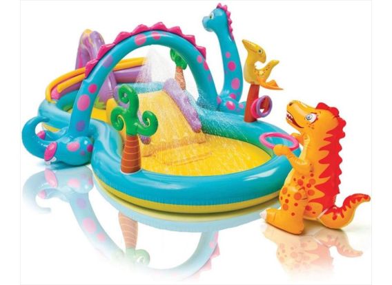 Pool Spielzentrum Intex Dinoland | Mit Rutsche