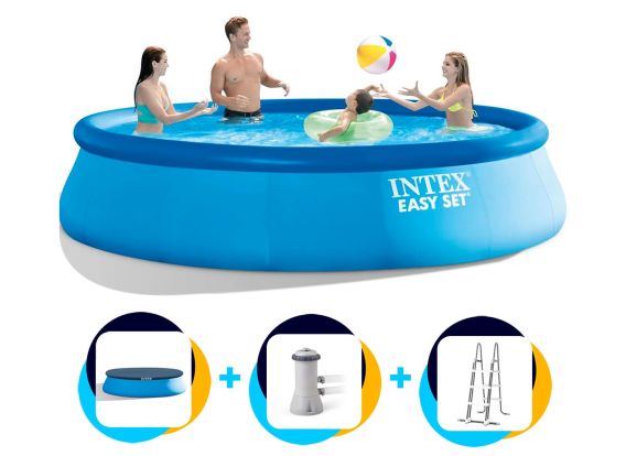 Intex Pool 457 x 107 | Easy Set mit Filterpumpe