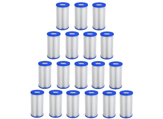Filtercartridge A - set van 18 stuks | Voor Intex en Bestway filterpompen