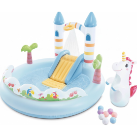 Intex Pool Spielzentrum Einhorn Schloss | mit Rutsche