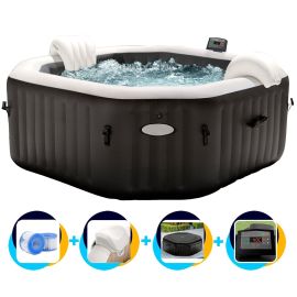 Intex Deluxe Aufblasbarer Whirlpool - Blasen und Düsen