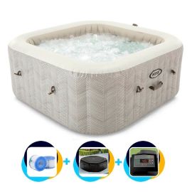Intex aufblasbarer Whirlpool | 4-Personen Chevron Deluxe