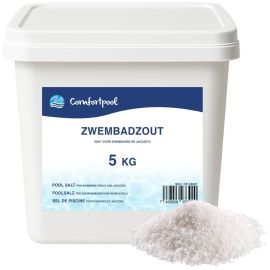 Poolsalz 5 kg | Für sauberes Poolwasser | Geeignet für Intex Salzwasseranlage | Comfortpool