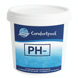 Comfortpool pH-min Pulver | 1 kg | Senkt den pH-Wert | Für klares Schwimmbadwasser