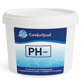 Comfortpool pH-min Pulver | 5 kg | Senkt den pH-Wert | Für klares Schwimmbadwasser