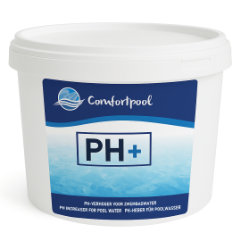 Comfortpool pH-plus Pulver | 5 kg | Erhöht den pH-Wert | Für klares Schwimmbadwasser