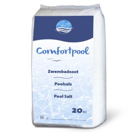 Poolsalz 20 kg | Für sauberes Poolwasser | Geeignet für Intex Salzwasseranlage | Comfortpool