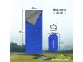 Oventure Schlafsack SleepPlus - blau | 3-Jahreszeiten-Schlafsack | Komfortabel bis 8 °C | Für Camping, Übernachtung und Feste