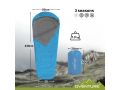 Oventure Mumienschlafsack SleepPlus - türkis | Komfort bis zu 6 °C | Leicht und kompakt | Für Camping und Backpacking