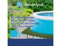 Schwimmbadbodenfliesen - 45 Stück | Grasdruck | Isolierung und Schutz | Schwimmbadunterlage