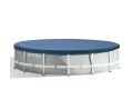 Intex Schwimmbad Abdeckplane 457 rund | Rahmen Schwimmbad