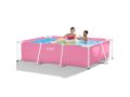 Intex Pool 220 x 150 x 60 - rosa | Rechteckiger Rahmenpool