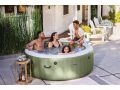 Intex PureSpa Bubble Massage Aufblasbares Spa | 6-Sitzer | Olivgrün