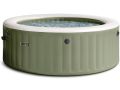 Intex PureSpa Bubble Massage Aufblasbares Spa | 4-Personen | Olivgrün