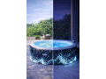 Intex aufblasbarer Whirlpool | 4-Personen | Pure Spa Glow Deluxe