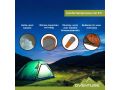 Oventure Mumienschlafsack SleepPlus - orange | Komfort bis 6 °C | Leicht und kompakt | Für Camping und Backpacking