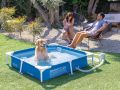 Intex Hundepool 152 x 152 x 30 cm | Frame Pool mit Filterpumpe