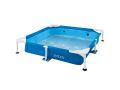 Intex Hundepool 152 x 152 x 30 cm | Frame Pool mit Filterpumpe