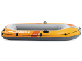 Intex Challenger 2 Set | Aufblasbares Zweipersonenboot inkl. Paddeln und Pumpe