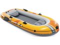 Intex Challenger 3 Set | Aufblasbares Dreierboot inkl. Paddel und Pumpe