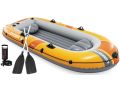 Intex Challenger 3 Set | Aufblasbares Dreierboot inkl. Paddel und Pumpe