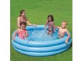 Blauer aufblasbarer Pool