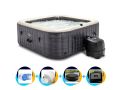 Intex aufblasbarer Whirlpool | 4-Personen Greystone Deluxe