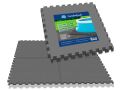 Comfortpool Swimmingpool Bodenfliesen Grau - 15 Stück | Isolierung und Schutz | Poolunterlage | 50 x 50 cm